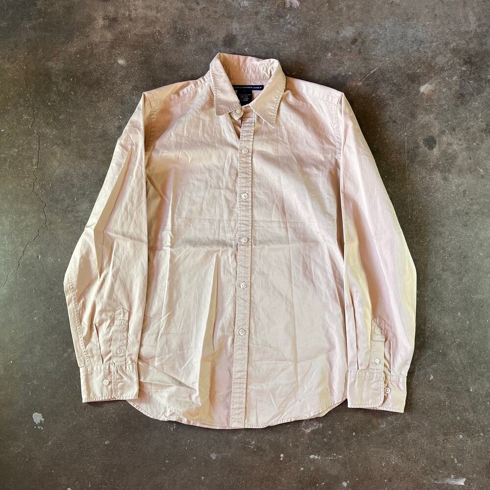 Ralph Lauren golf cream business casual button up longsleeve formal shirt size S